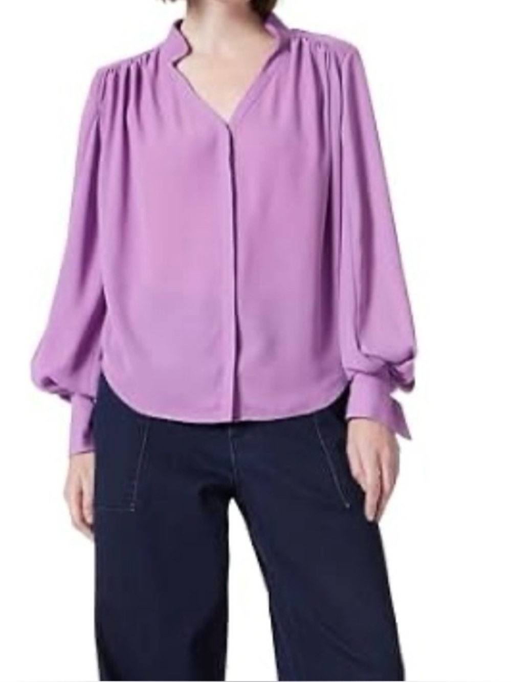 NWT - DEE OCLEPPO Women's Jane Long Sleeve Blouse
